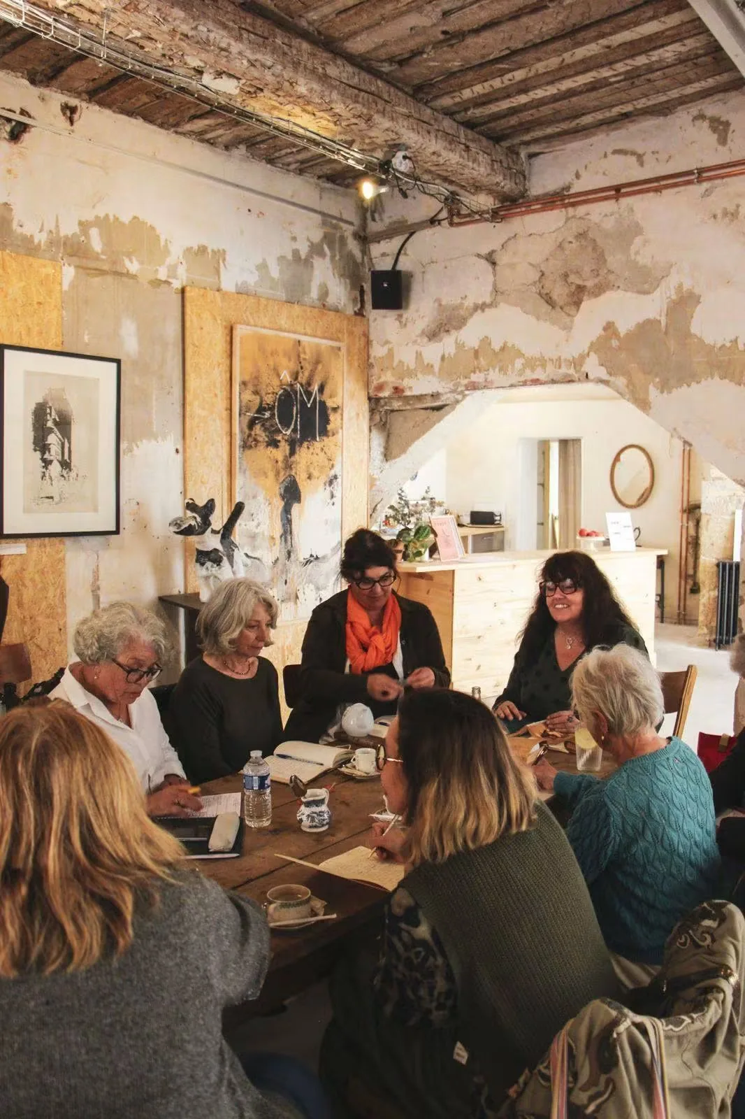 Atelier d’écriture dans un lieu artistique